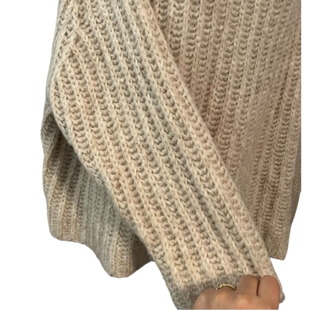 Free People Oversized Alpaca Wool Blend Cowl Sweater - Picture 3 of 8